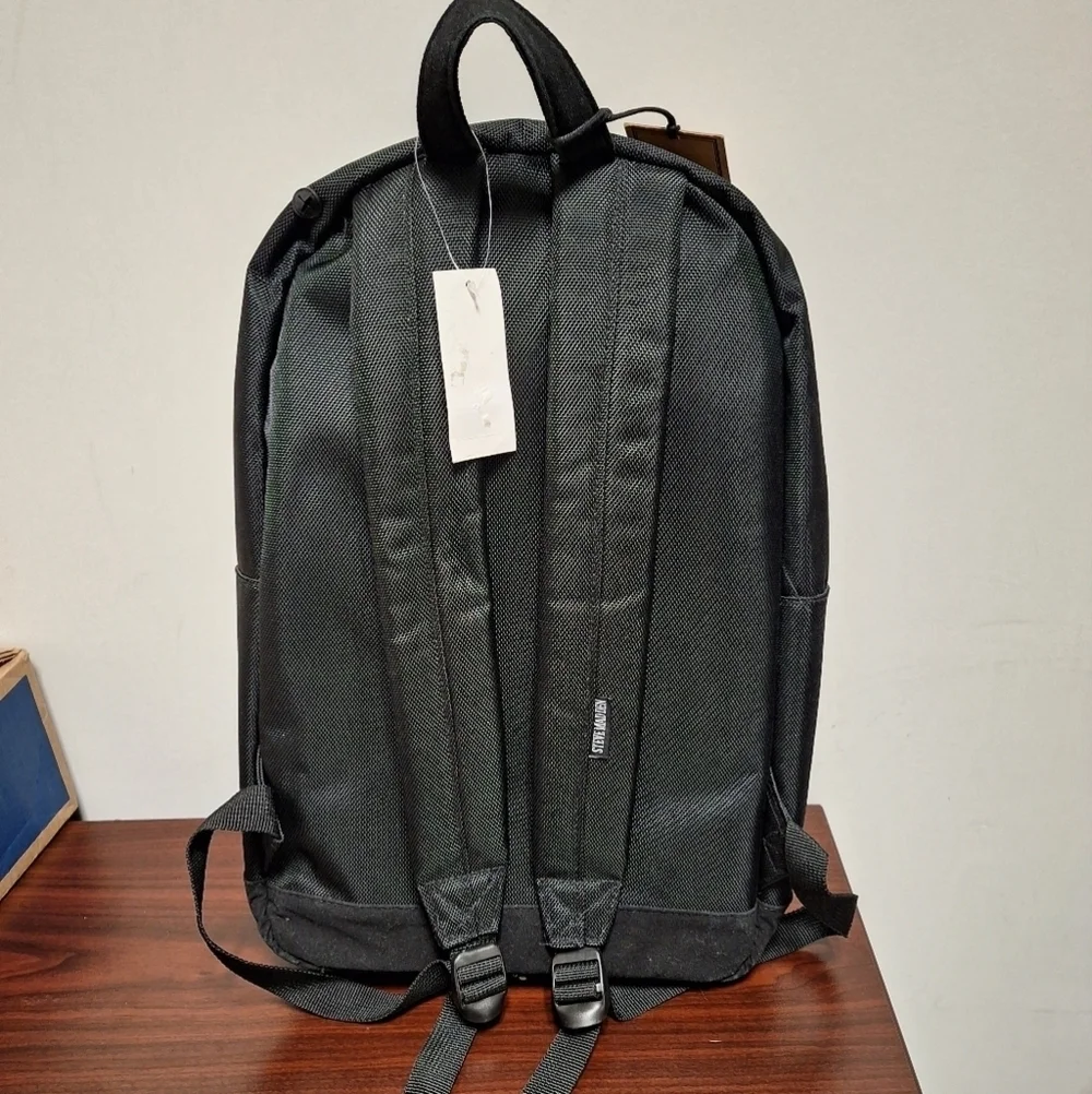 Steve Madden Black nylon Backpack. It's new with tags with no flaws. Carry-all